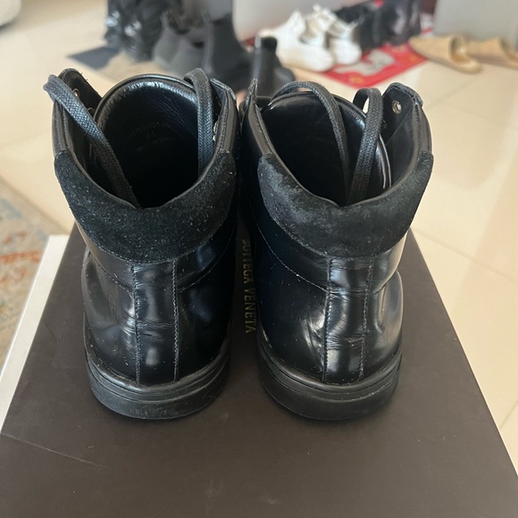 Burberry ankle boots, size 41, black color, calfskin - Picture 4 of 6